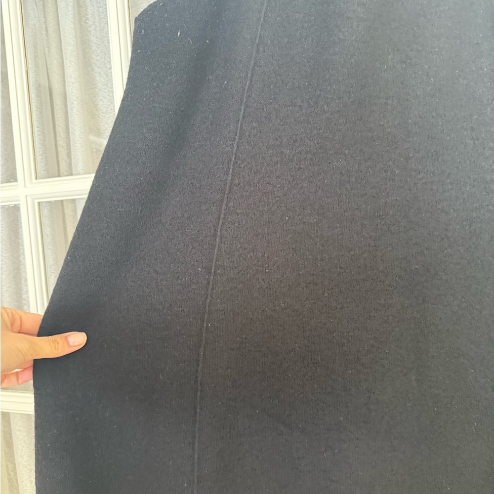 COS Black Boiled Wool Sleeveless Mini Dress - Picture 4 of 14